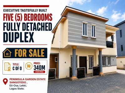 Houses, Duplex Detached, Sale, Peninsula Garden Estate, Sangotedo, Sangotedo, Lagos State
