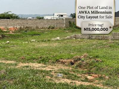 Plot of Land in AWKA Millennium City Layout for Sale 