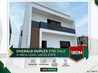 Houses, Duplex Detached, Sale, Ibeju Lekki, Lagos State